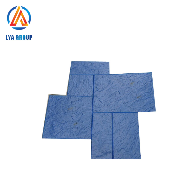 different types pu rubber concrete stamped floor for concrete stamp mats