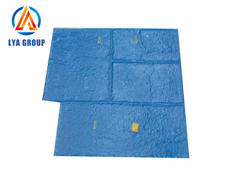 Rubber Material Concrete Stamp Mould Cement Floor Stamping Mat For Sale